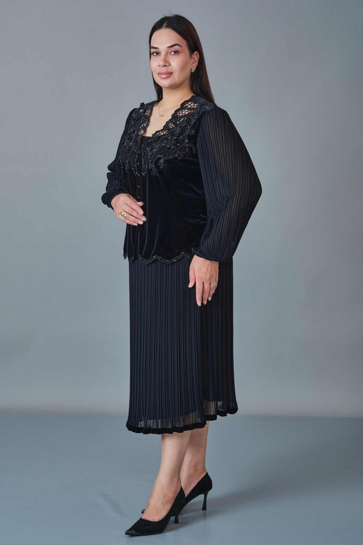 Quizas - Plus Size Suit (QUZ27K6187)