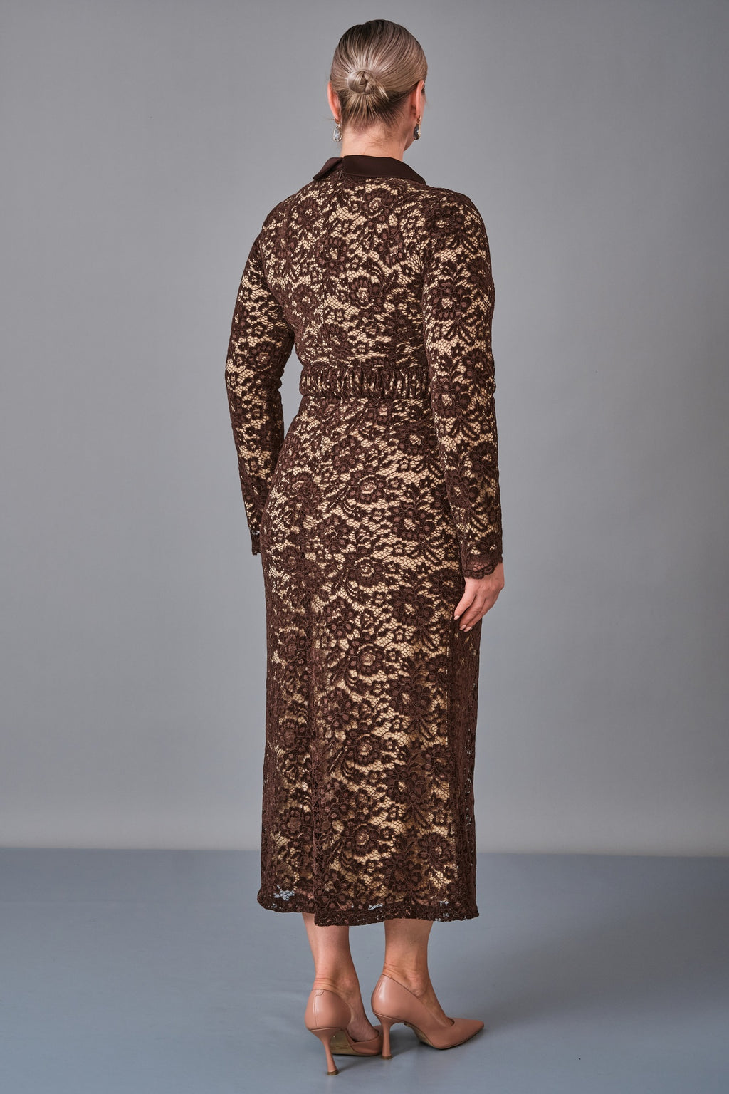 Myraang - Plus Size Dress (MRG27K08-8483) - 8690200254079