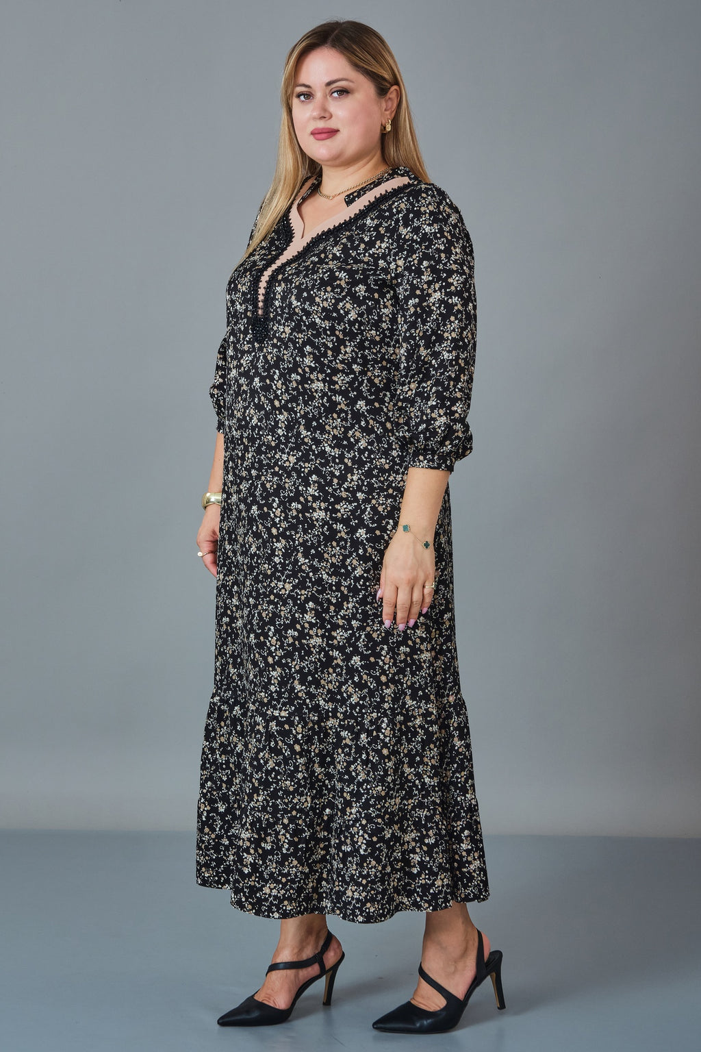 Gumanize - Plus Size Dress (GMZ2027-31-8474) - 8690200254086