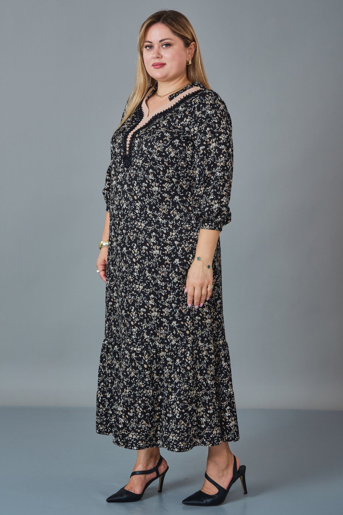 Gumanize - Plus Size Dress (GMZ2027-31-8474) - 8690200254086