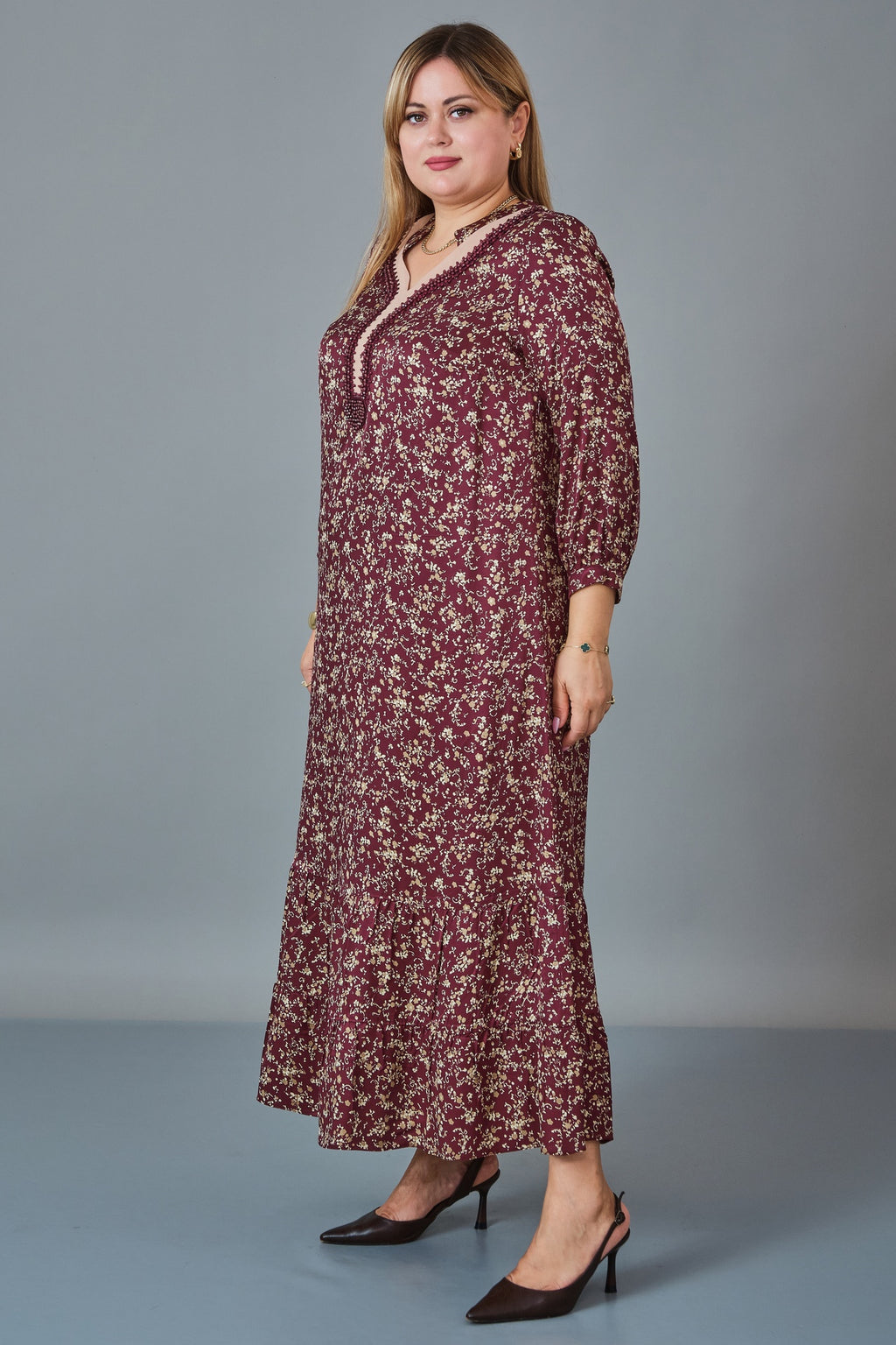 Gumanize - Plus Size Dress (GMZ2027-31-8474) - 8690200254109