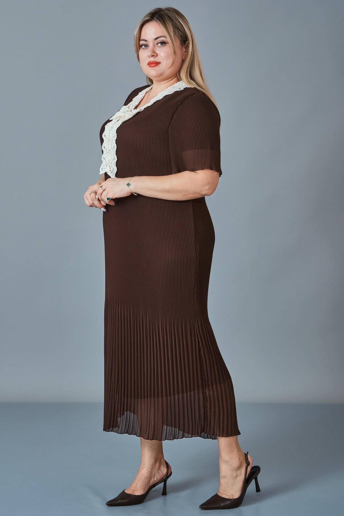 Chiffon Line - Plus Size Dress (CFL27K3521)