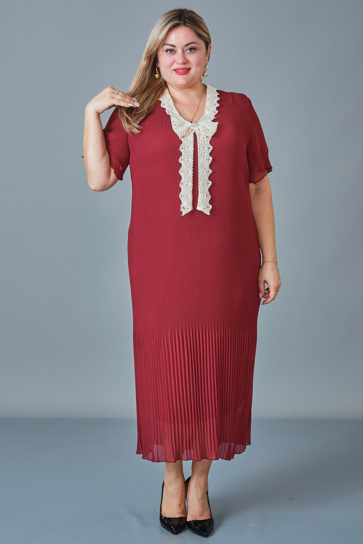 Chiffon Line - Plus Size Dress (CFL27K3521)