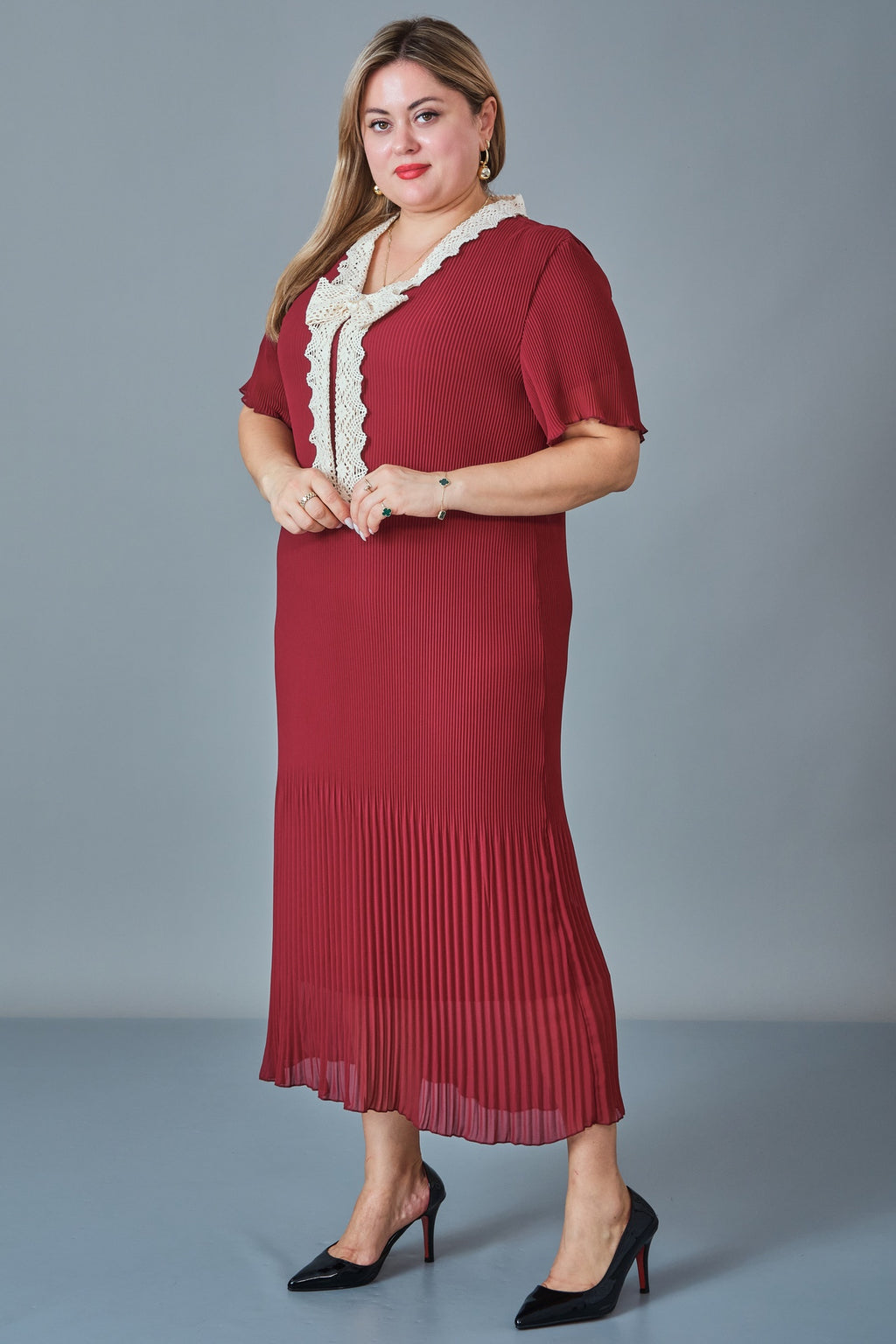 Chiffon Line - Plus Size Dress (CFL27K3521)