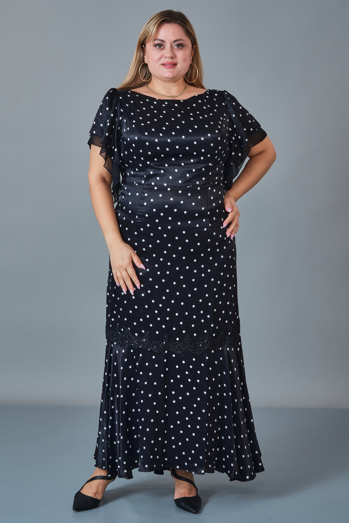 Chiffon Line - Plus Size Dress (CFL27K3503)