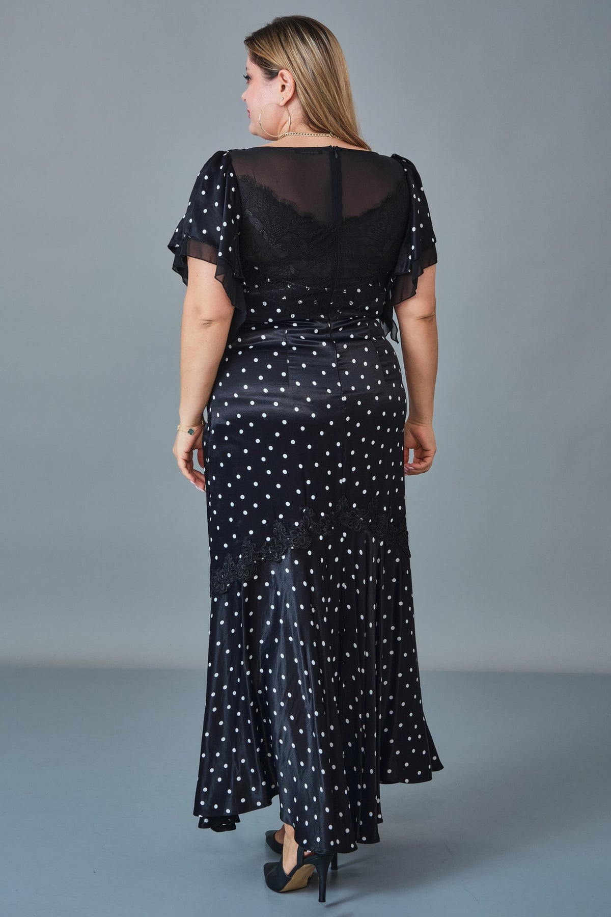 Chiffon Line - Plus Size Dress (CFL27K3503)