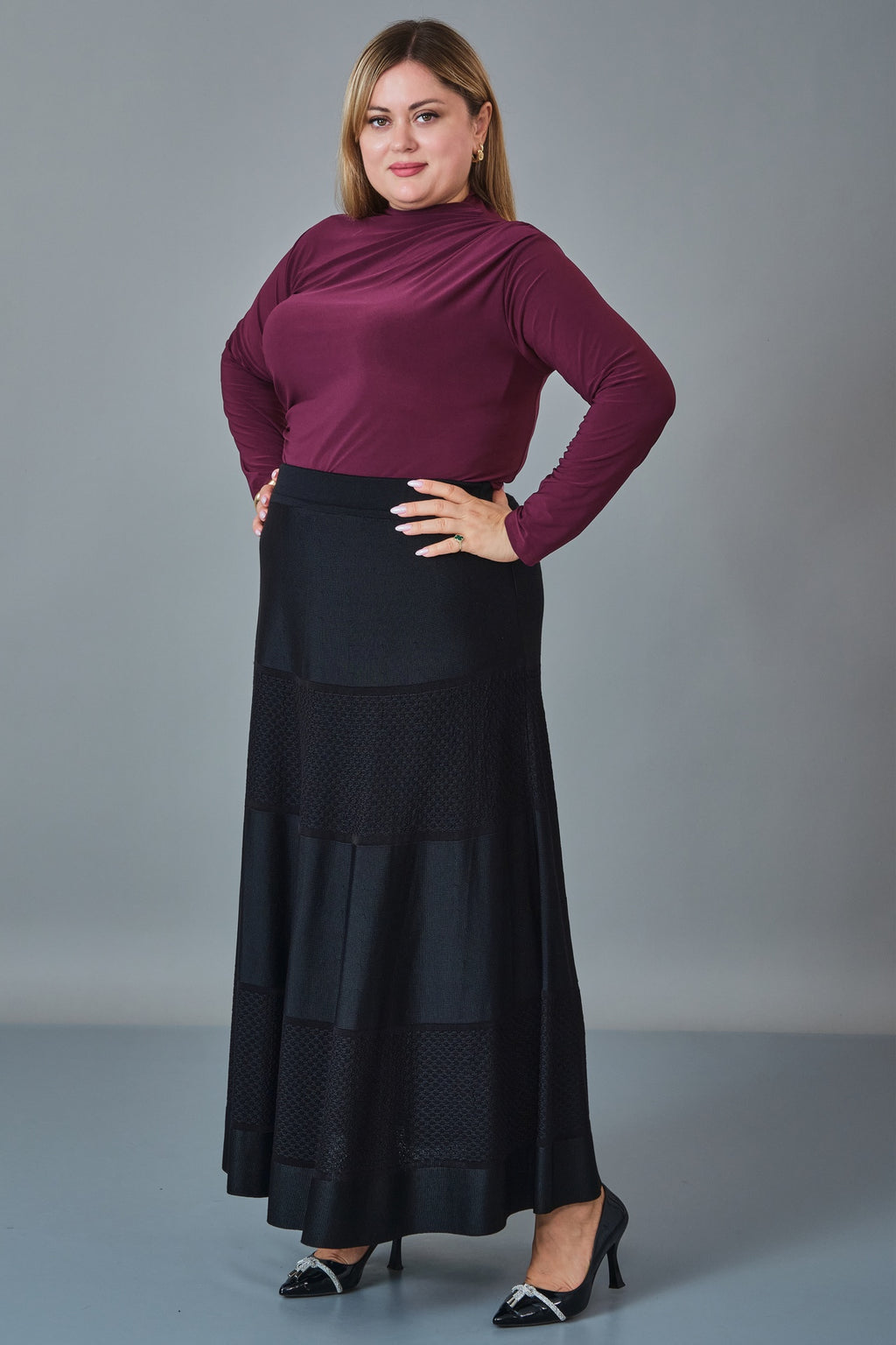 Desender - Plus Size Skirt (DES27K5601) - 8690200254390