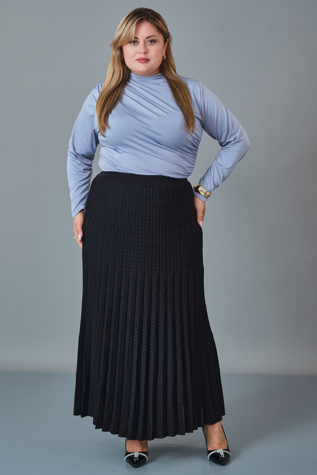 Desender - Plus Size Skirt (DES27K5571) - 8690200254550