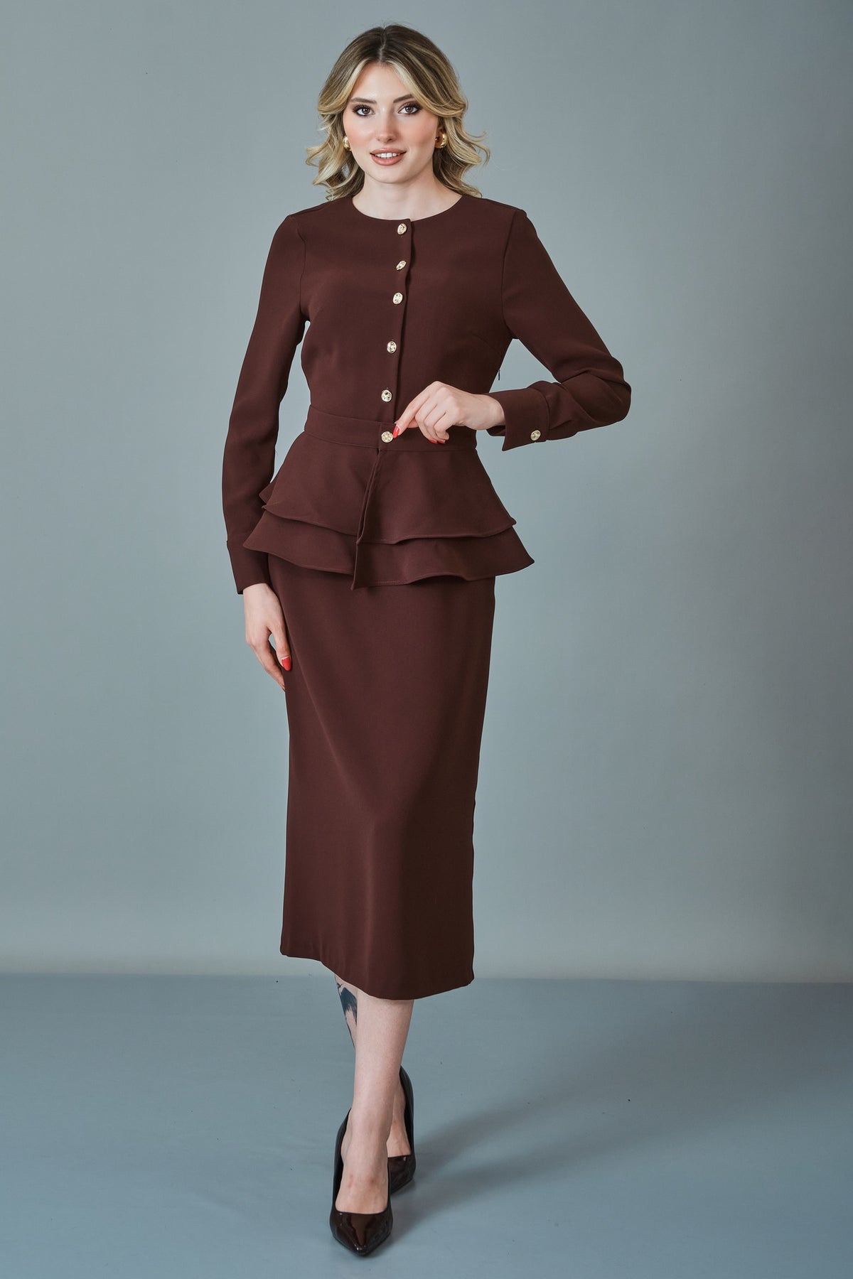 Qm - Regular Size Dress (QM.K27.ELB.QE452) - 8690200254680
