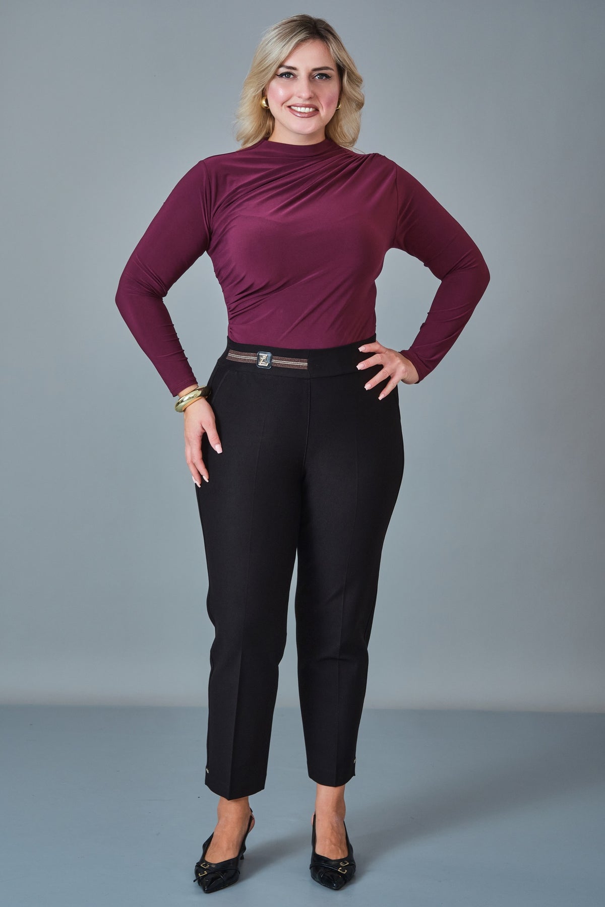 Elitline - Plus Size Trousers (ELT27K1-01-4139) - 8690200254796