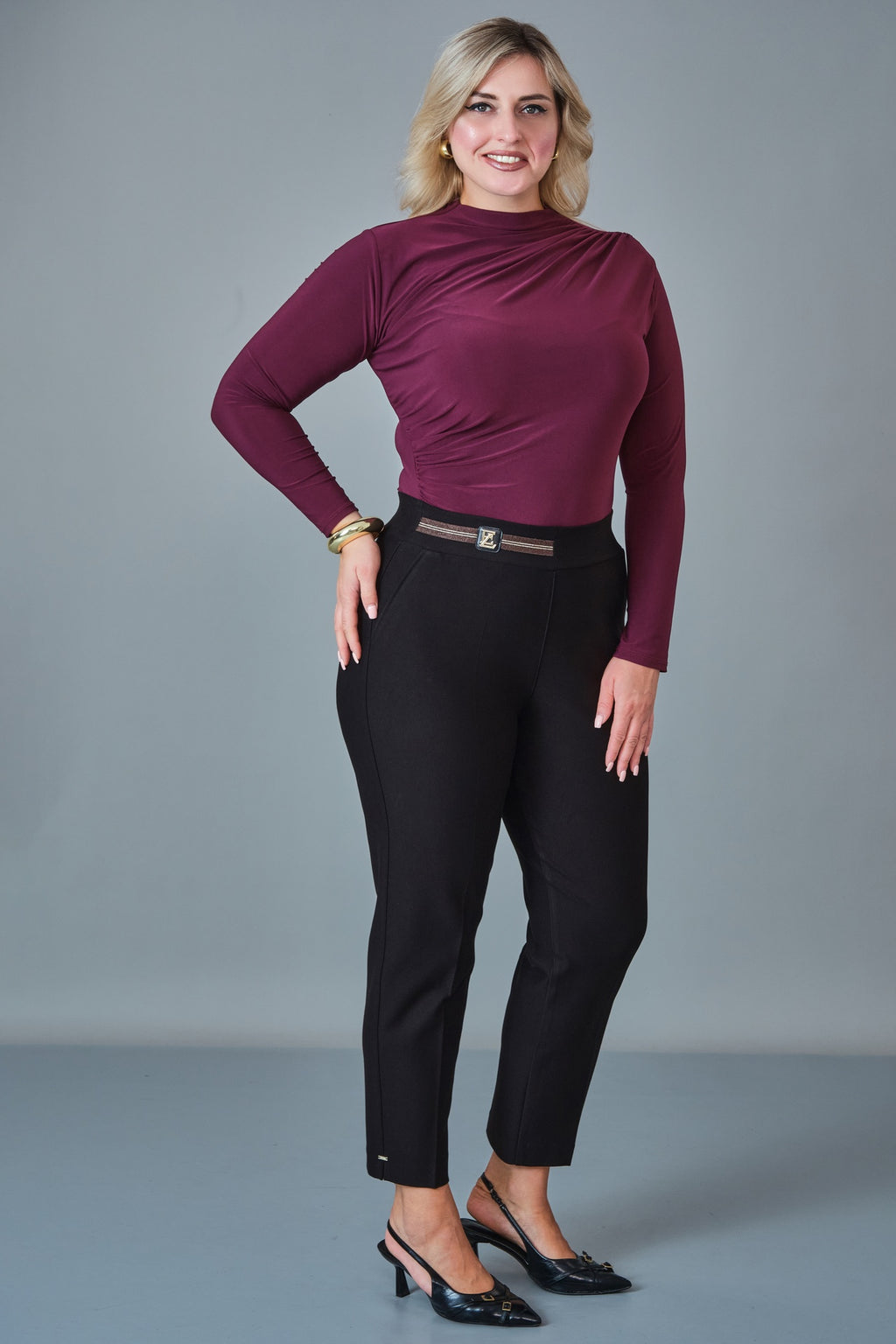 Elitline - Plus Size Trousers (ELT27K1-01-4139) - 8690200254796