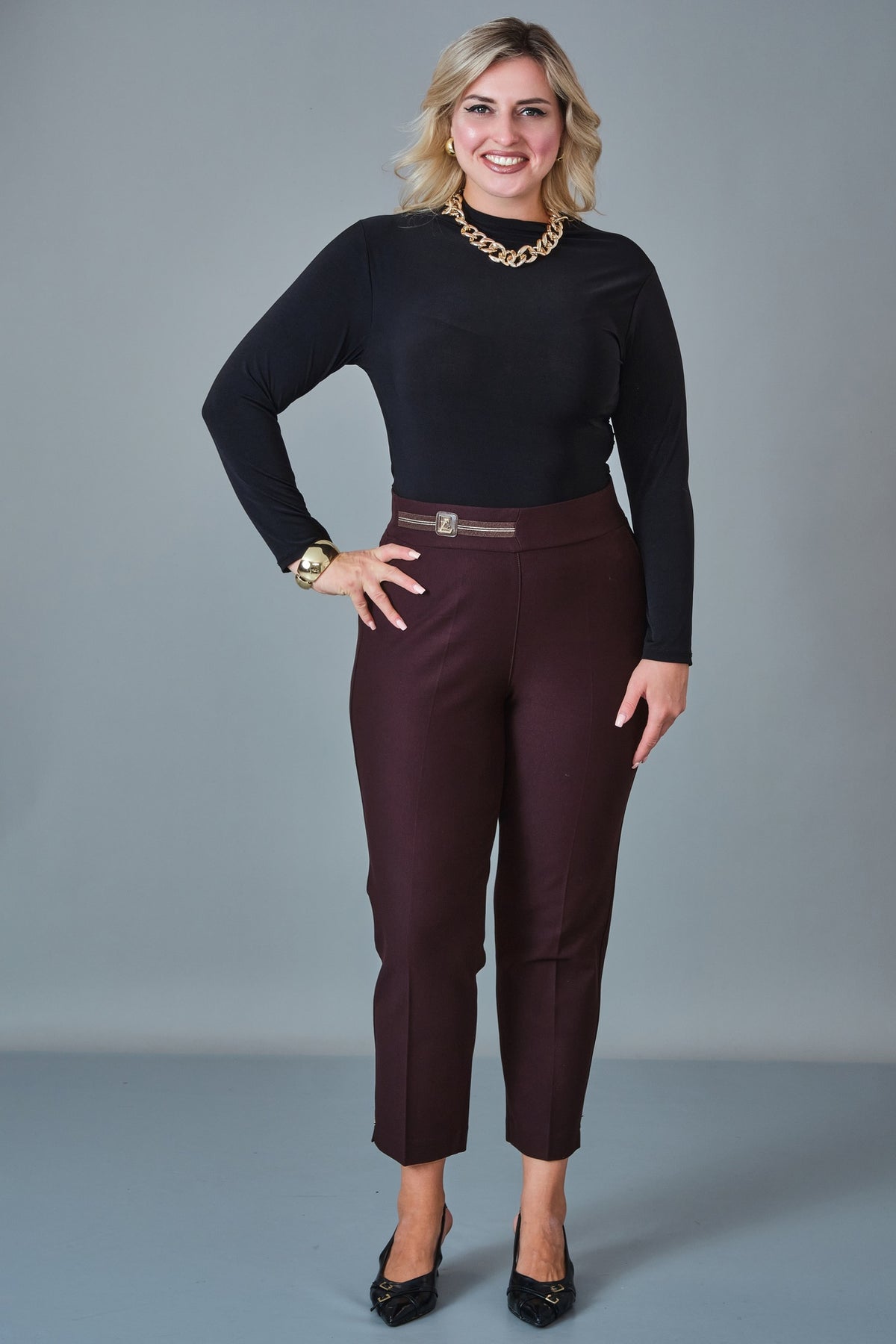 Elitline - Plus Size Trousers (ELT27K1-01-4139) - 8690200254802