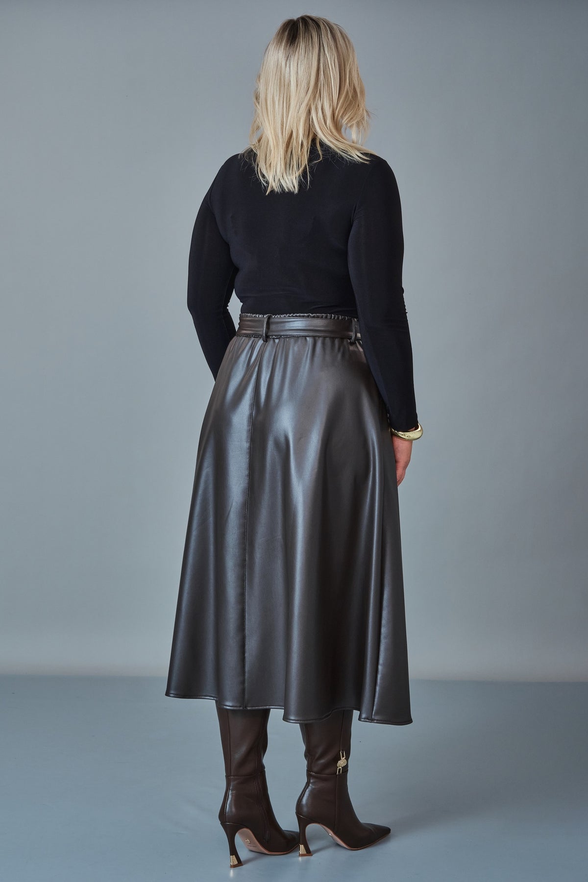 Elitline - Plus Size Skirt (ELT27K2-66-4041) - 8690200254826
