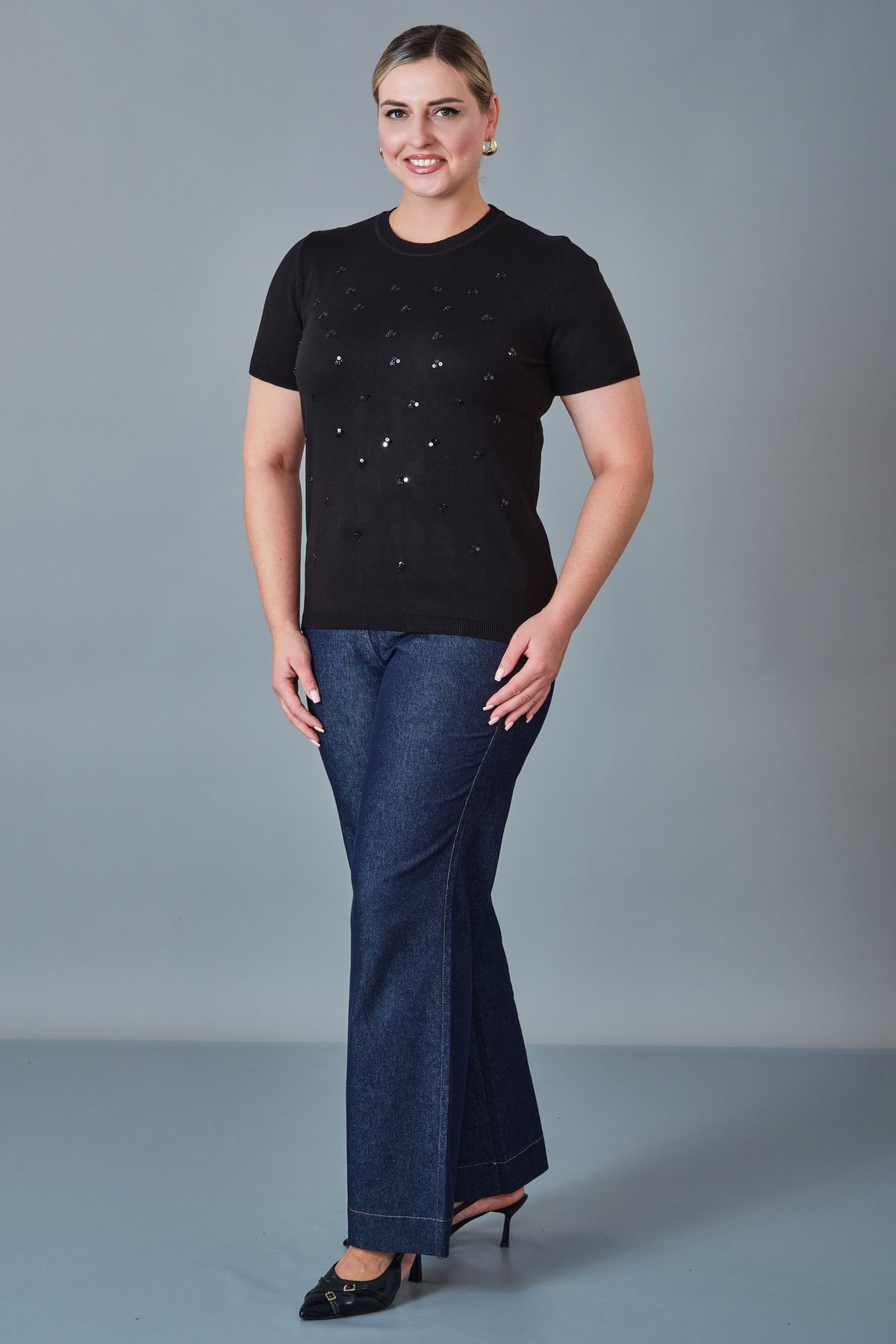 Xlife - Plus Size Knitwear (XLF27K8055) - 8690200255069