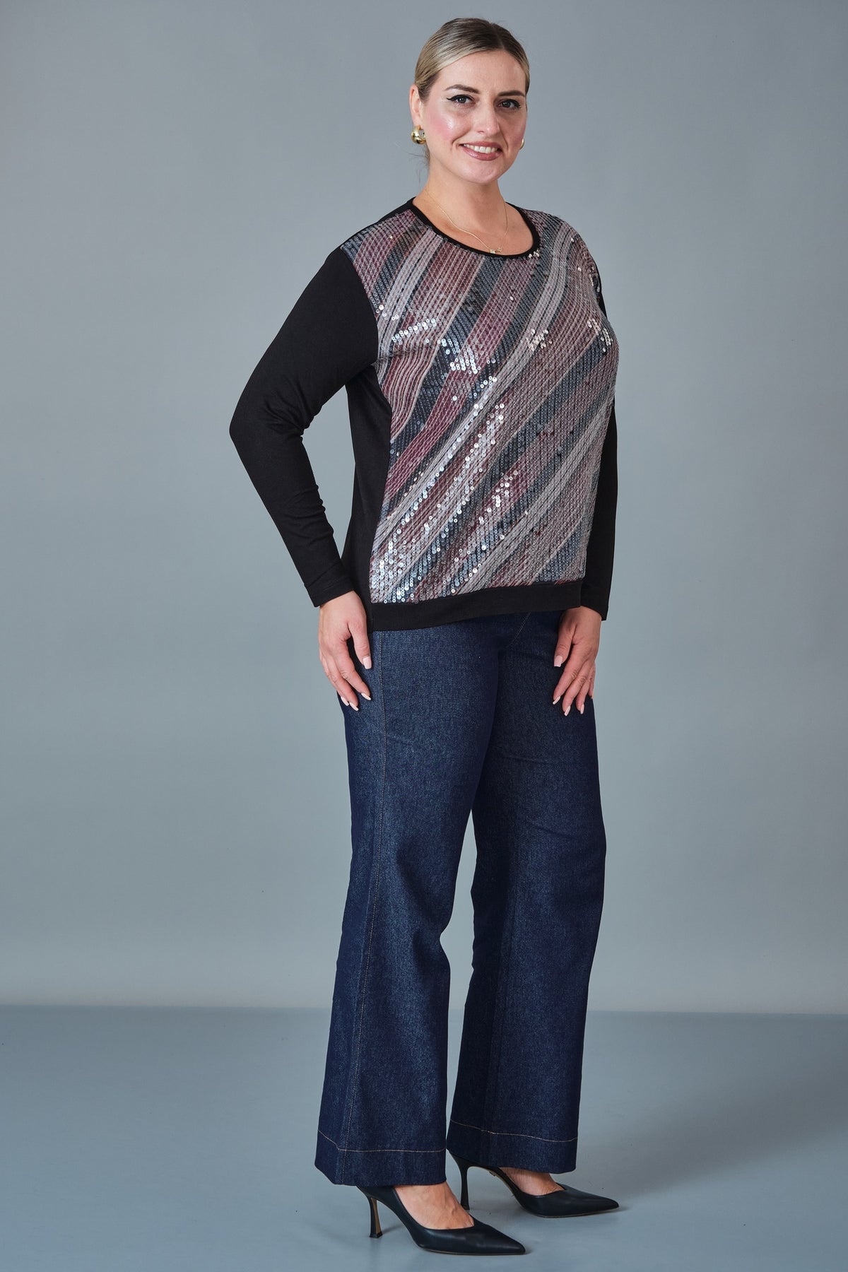 Xlife - Plus Size Blouse (XLF27K8317) - 8690200255090