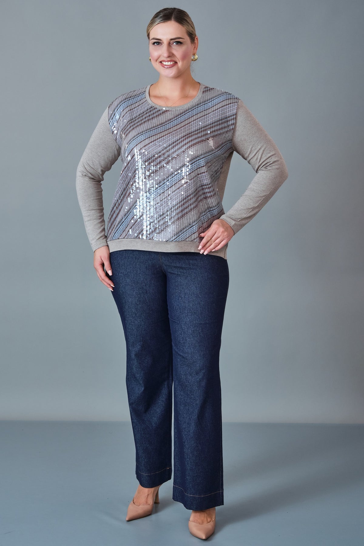 Xlife - Plus Size Blouse (XLF27K8317) - 8690200255106
