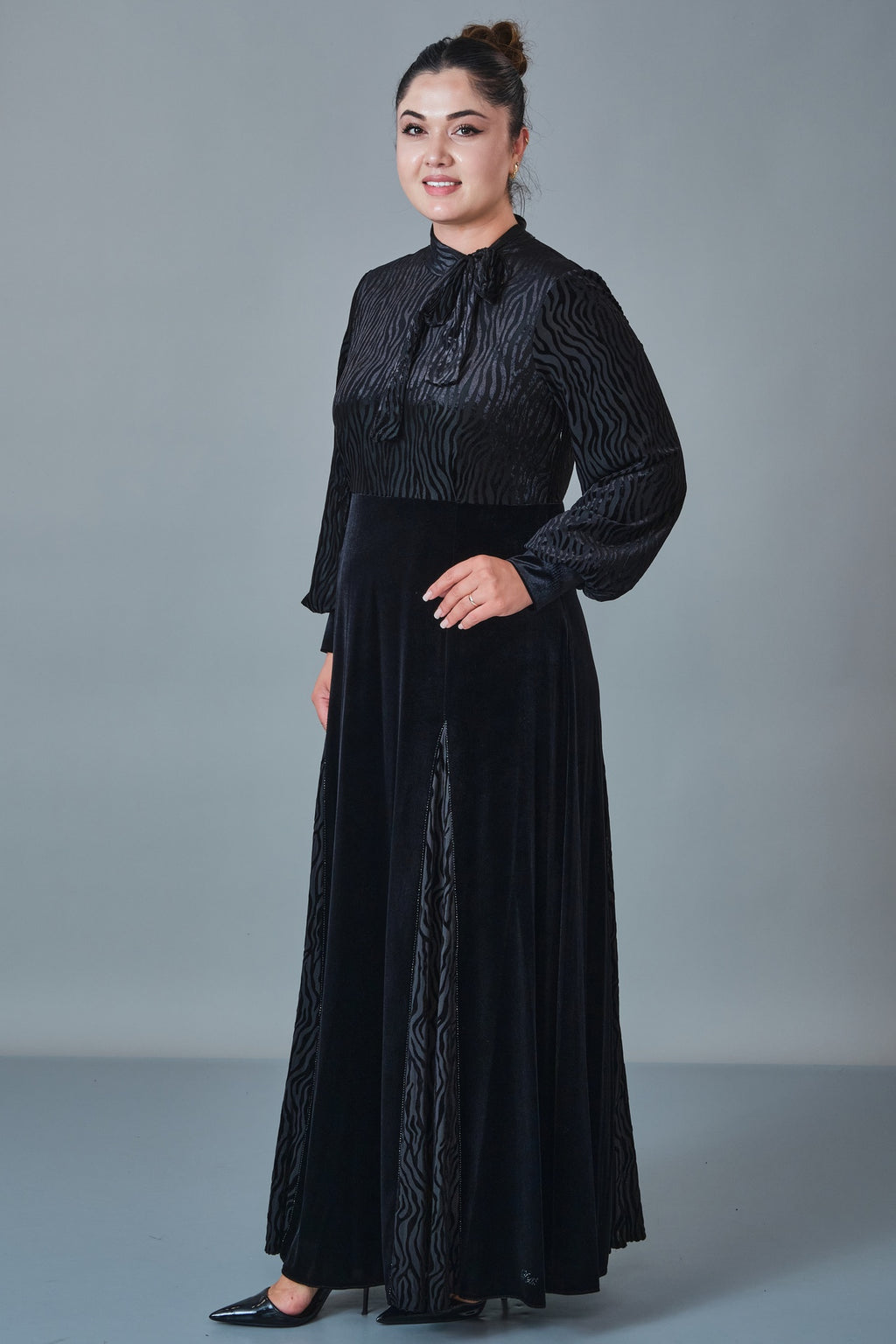 Ksas - Plus Size Dress (KSS27K32414) - 8690200255151