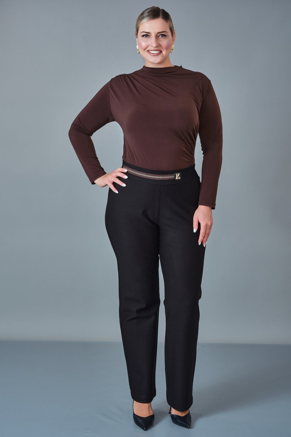 Elitline - Plus Size Trousers (ELT27K1-01-4140)