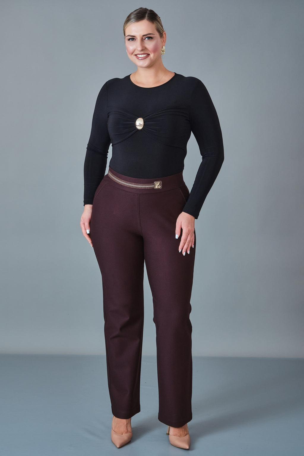 Elitline - Plus Size Trousers (ELT27K1-01-4140)