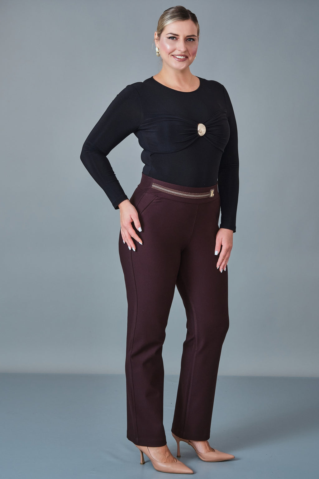 Elitline - Plus Size Trousers (ELT27K1-01-4140)