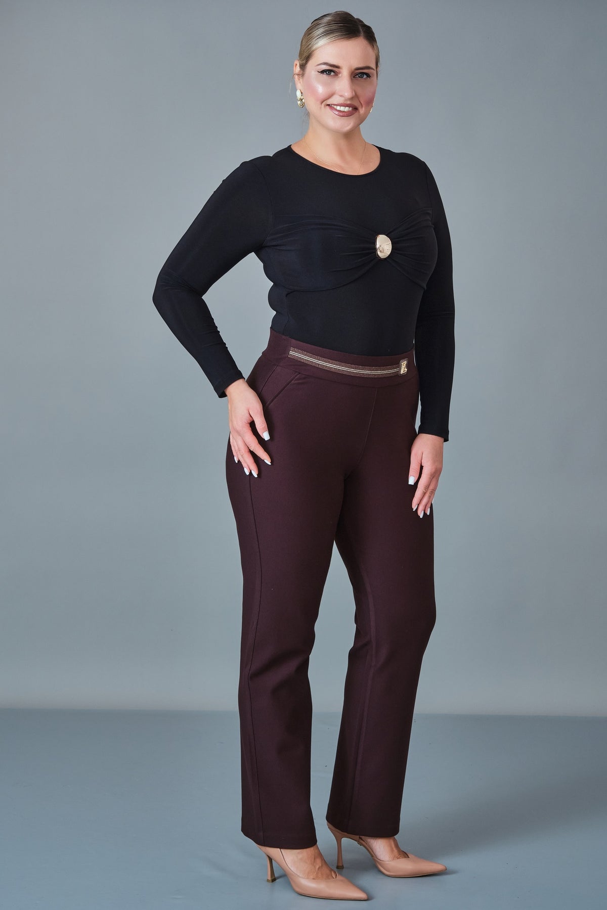 Elitline - Plus Size Trousers (ELT27K1-01-4140)