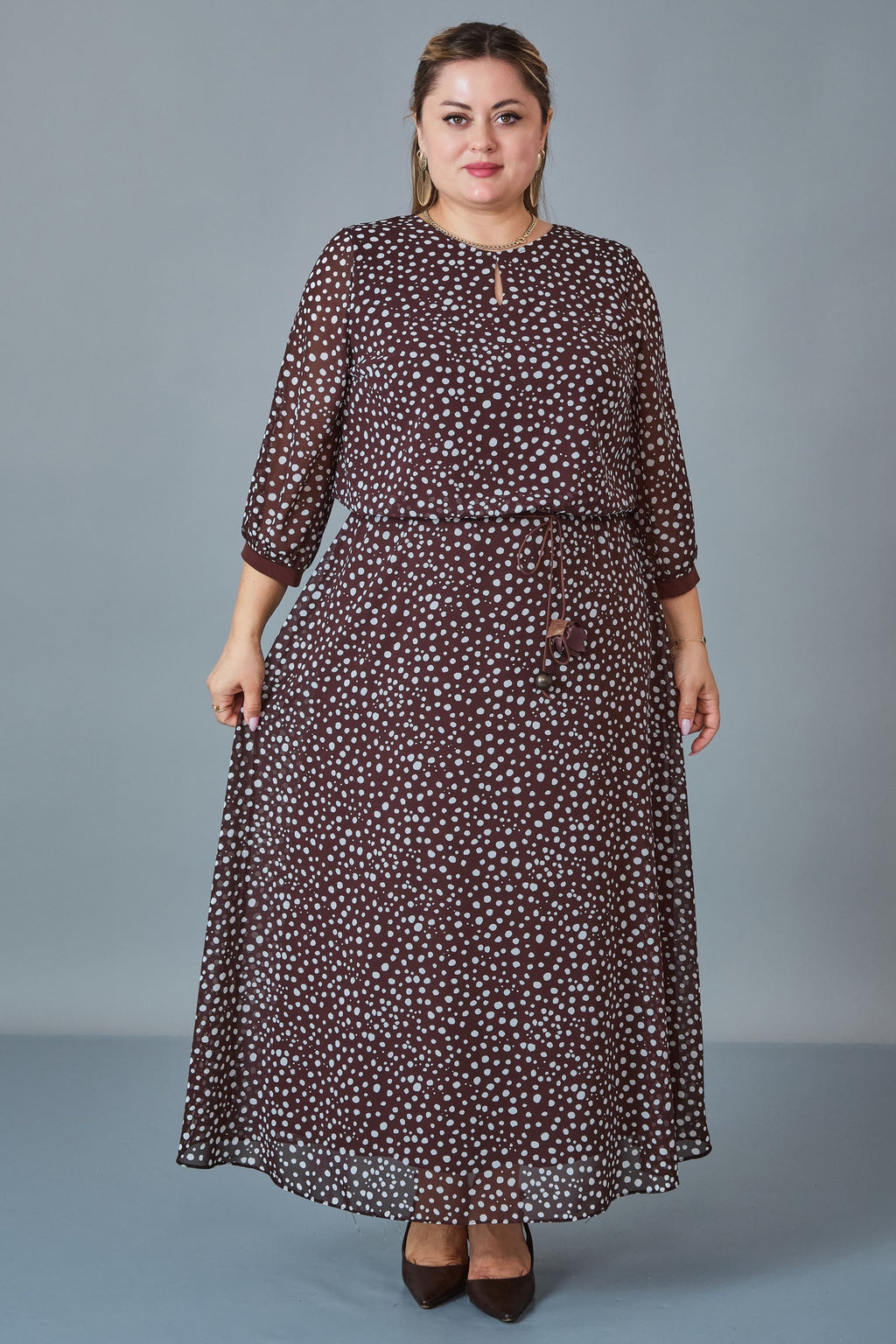 Chiffon Line - Plus Size Dress (CFL27K3516)