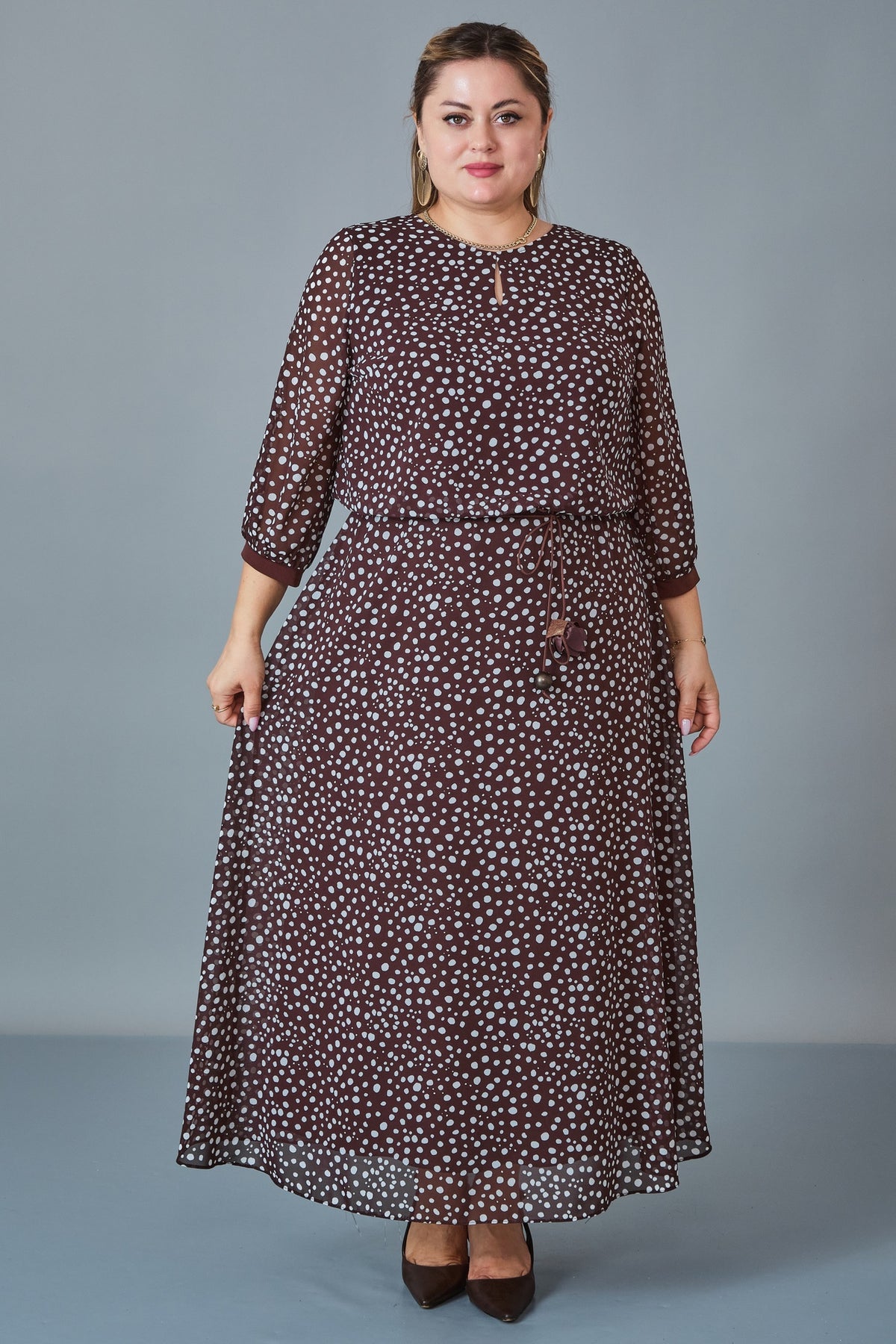 Chiffon Line - Plus Size Dress (CFL27K3516)