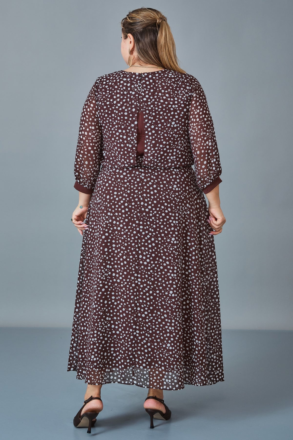 Chiffon Line - Plus Size Dress (CFL27K3516)