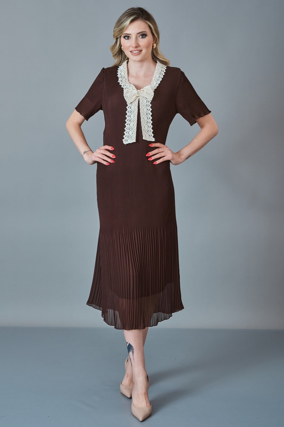 Chiffon Line - Regular Size Dress (CFL27K3520) - 8690200255588