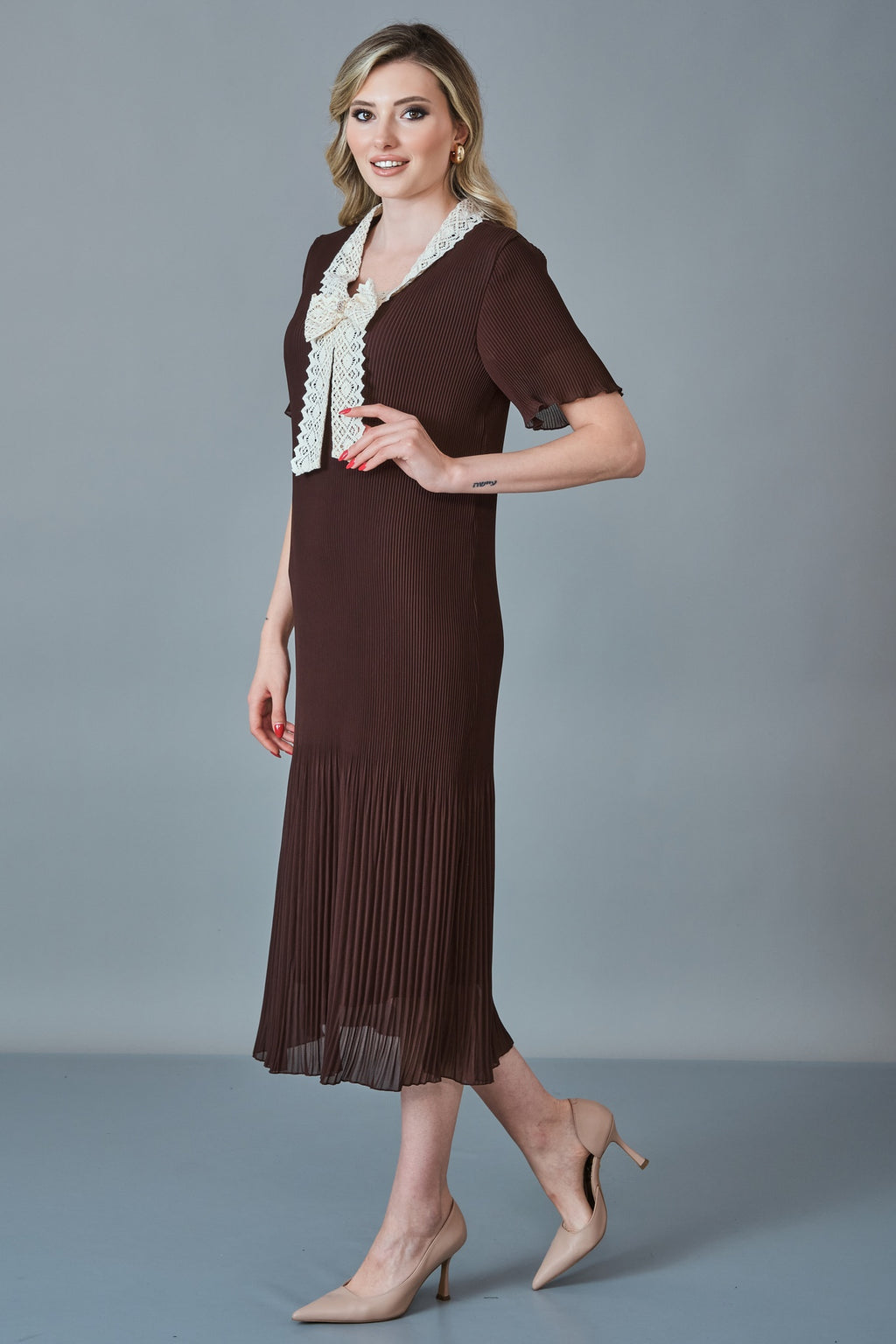 Chiffon Line - Regular Size Dress (CFL27K3520) - 8690200255588