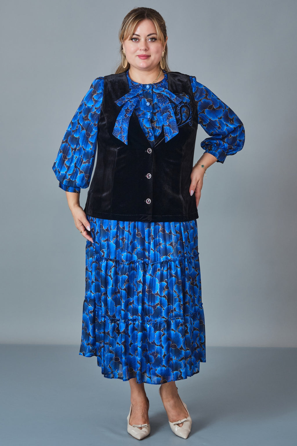 Gumanize - Plus Size Dress (GMZ2025-222-7399) - 8690200255601