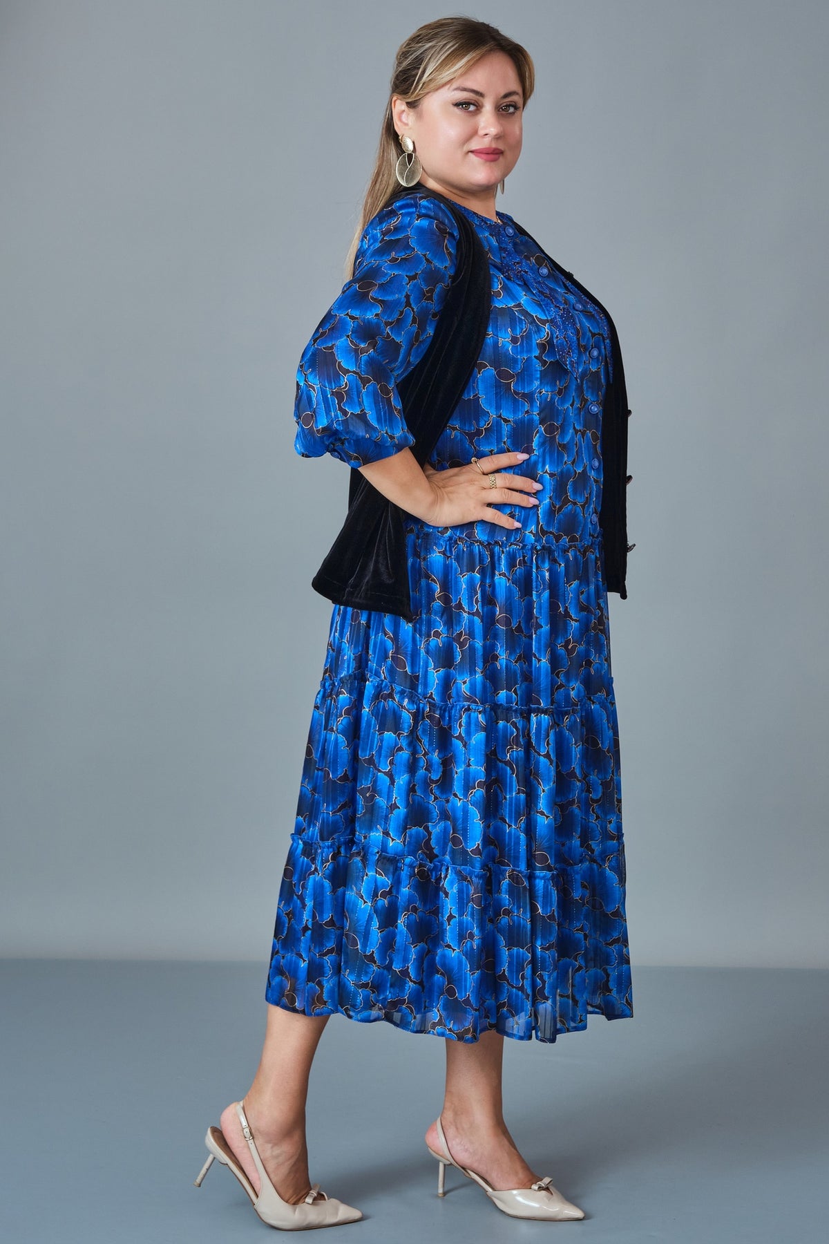 Gumanize - Plus Size Dress (GMZ2025-222-7399) - 8690200255601