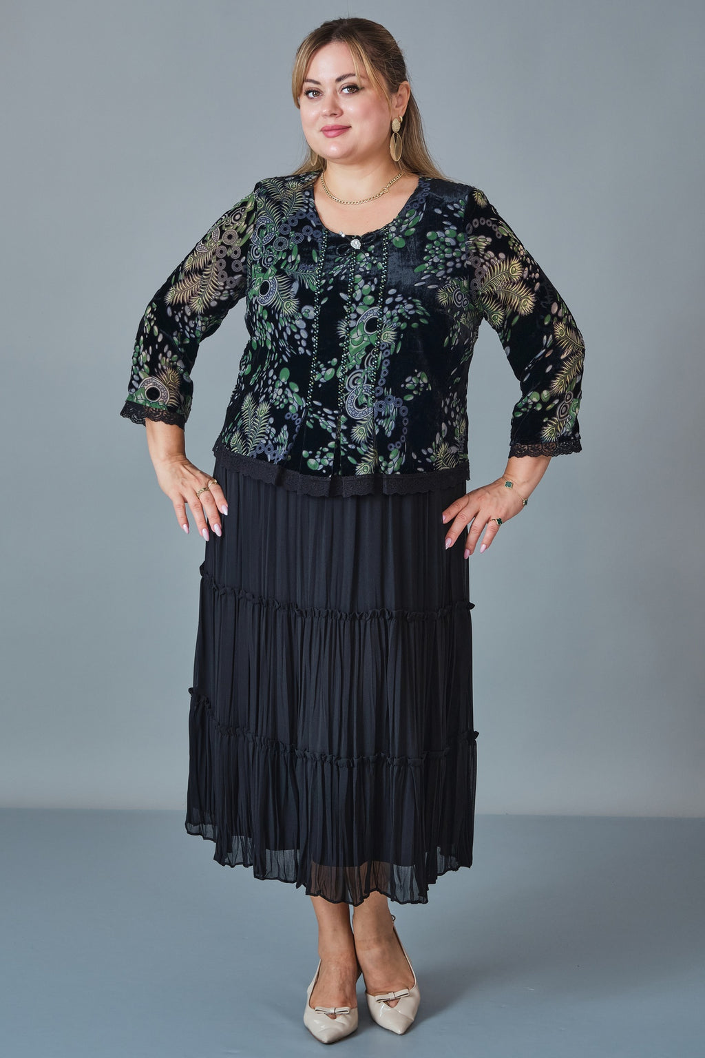 Gumanize - Plus Size Dress (GMZ2026-216-6427) - 8690200255625