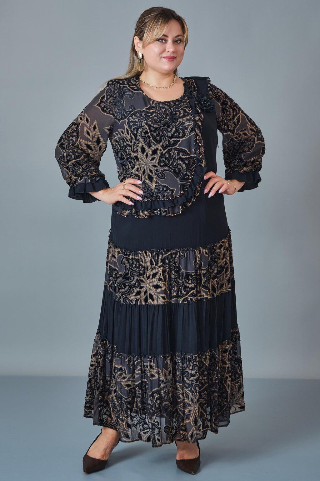 Gumanize - Plus Size Dress (GMZ2026-254-8010) - 8690200255632