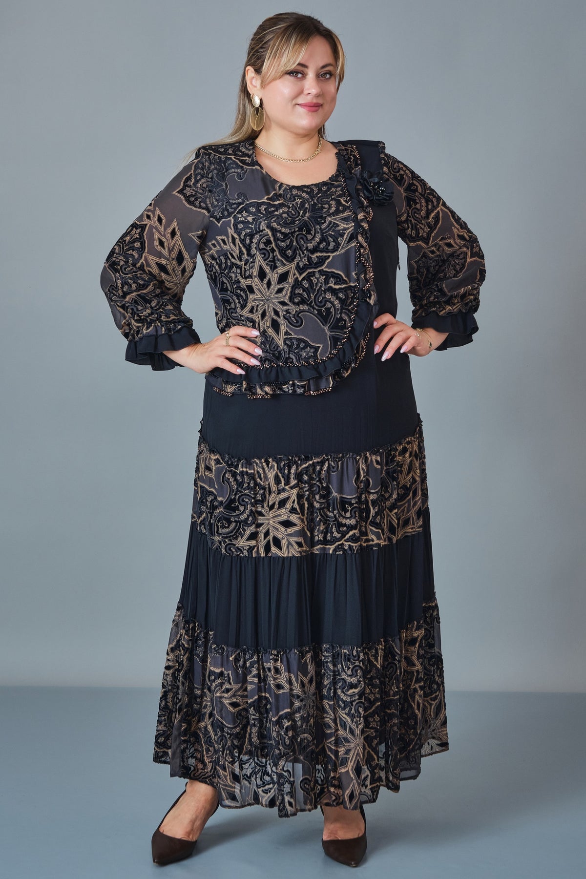 Gumanize - Plus Size Dress (GMZ2026-254-8010) - 8690200255632