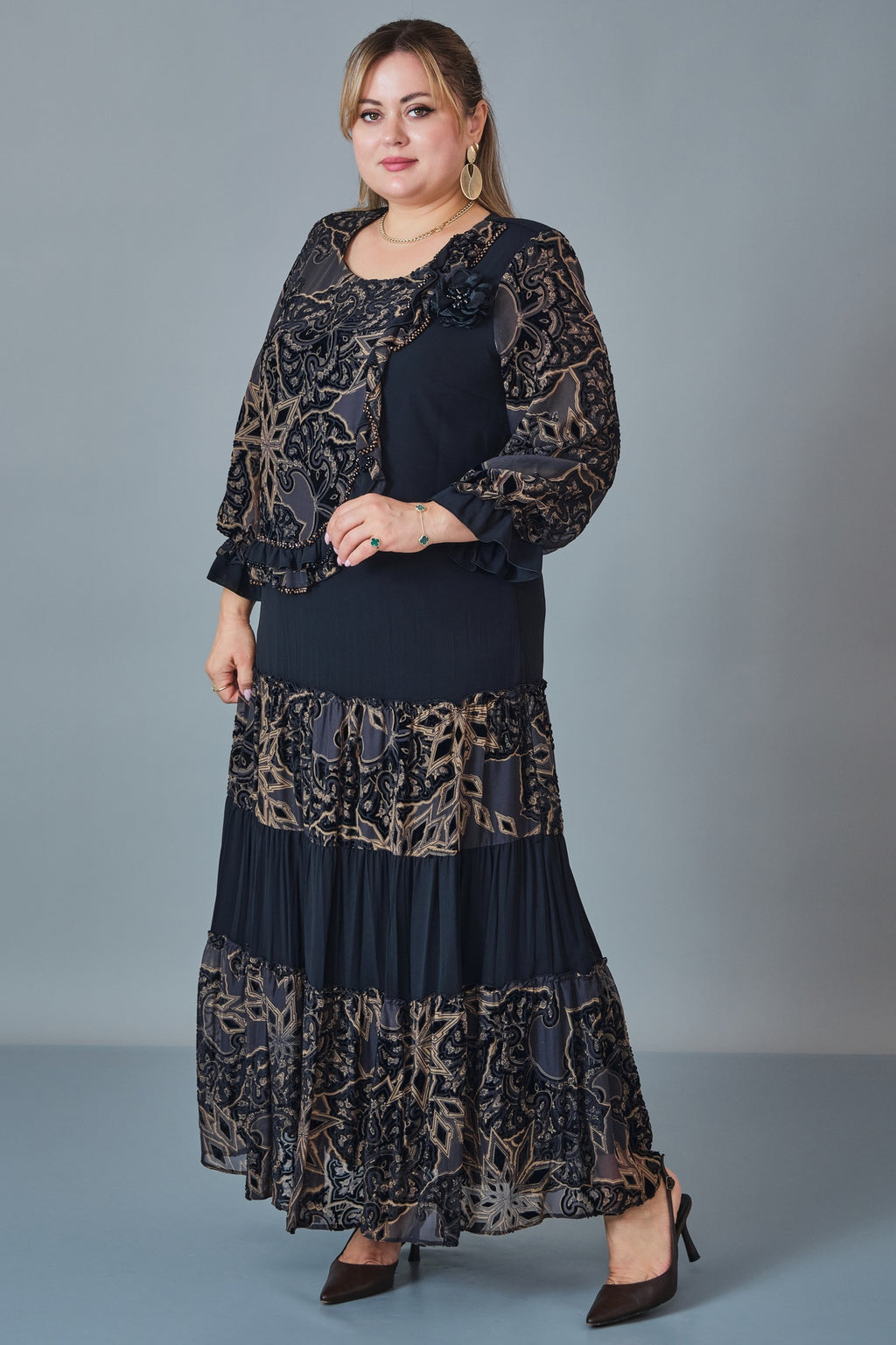 Gumanize - Plus Size Dress (GMZ2026-254-8010) - 8690200255632