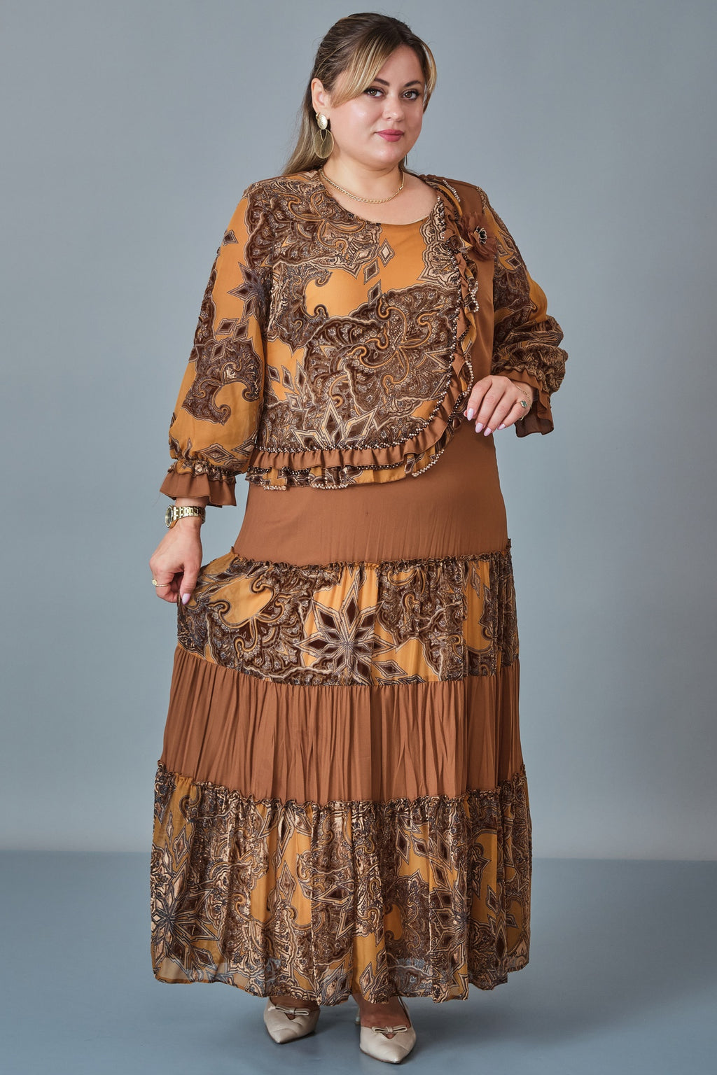 Gumanize - Plus Size Dress (GMZ2026-254-8010) - 8690200255649