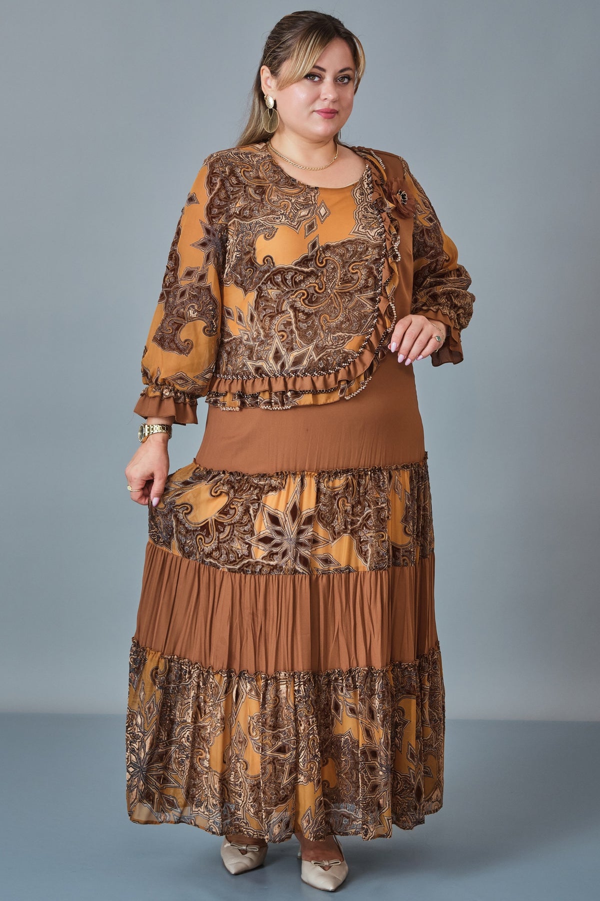 Gumanize - Plus Size Dress (GMZ2026-254-8010) - 8690200255649