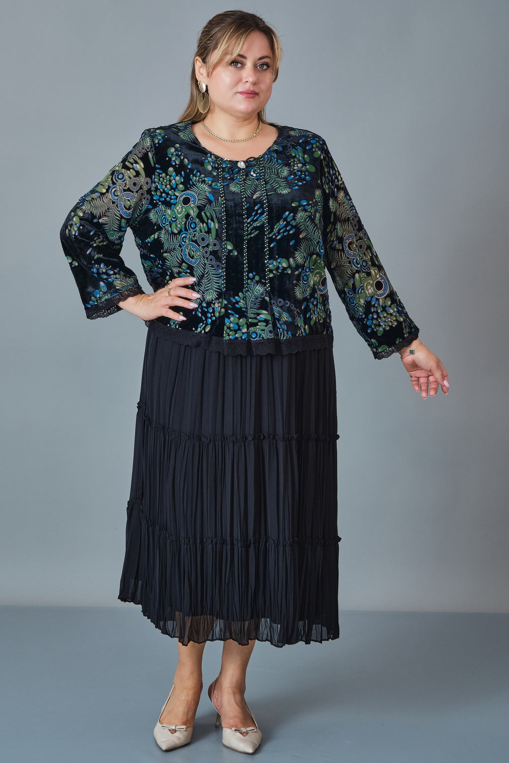 Gumanize - Extended Plus Size Dress (GMZ2026-262-6427) - 8690200255663