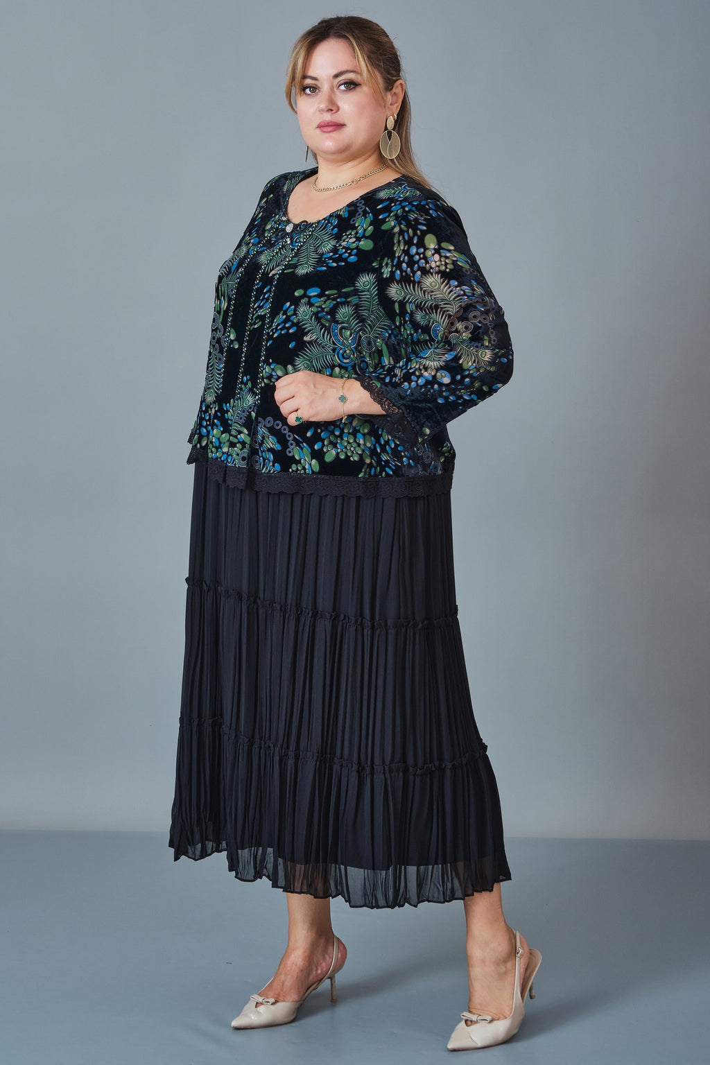 Gumanize - Extended Plus Size Dress (GMZ2026-262-6427) - 8690200255663