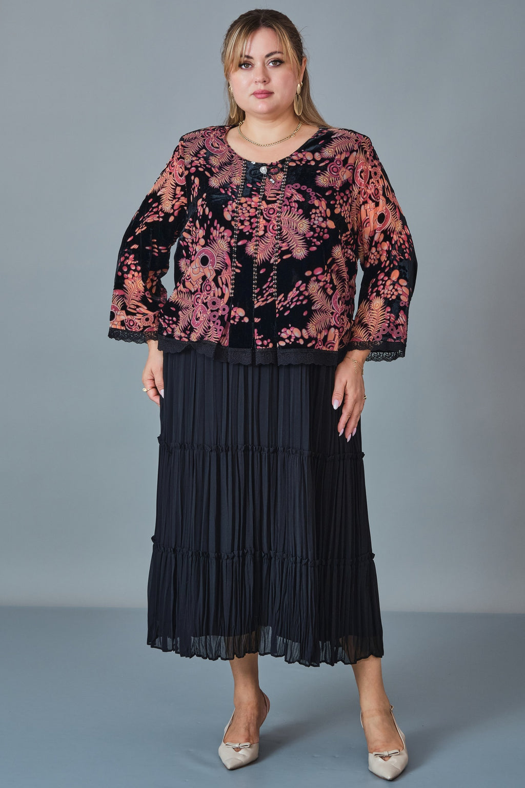 Gumanize - Extended Plus Size Dress (GMZ2026-262-6427) - 8690200255670