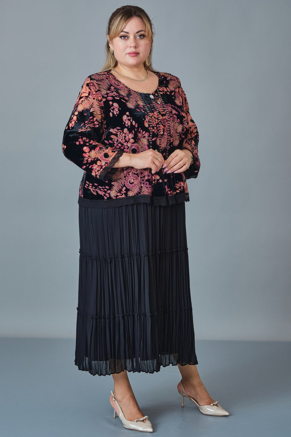 Gumanize - Extended Plus Size Dress (GMZ2026-262-6427) - 8690200255670