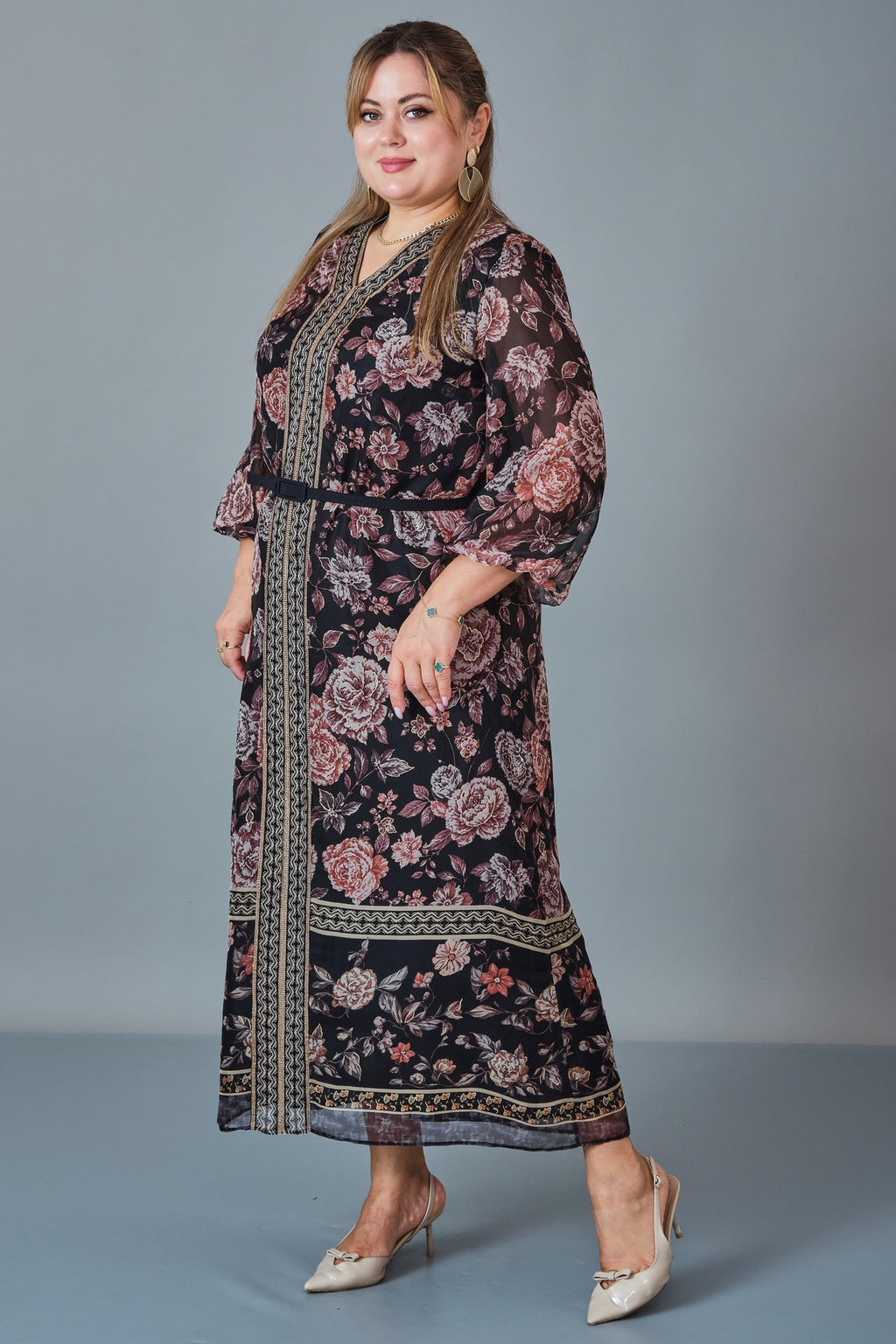 Gumanize - Plus Size Dress (GMZ2027-106-8531) - 8690200255779