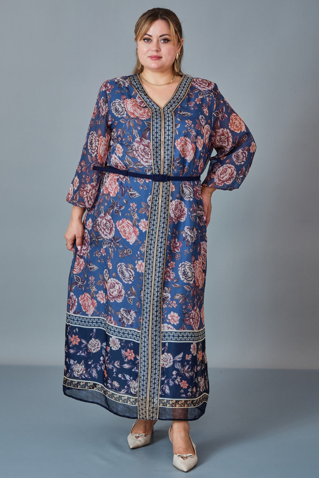 Gumanize - Extended Plus Size Dress (GMZ2027-287-8531) - 8690200255793