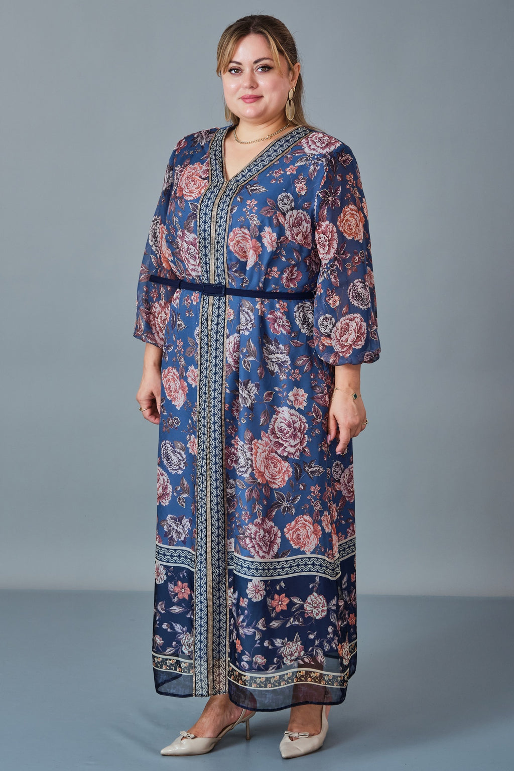 Gumanize - Extended Plus Size Dress (GMZ2027-287-8531) - 8690200255793
