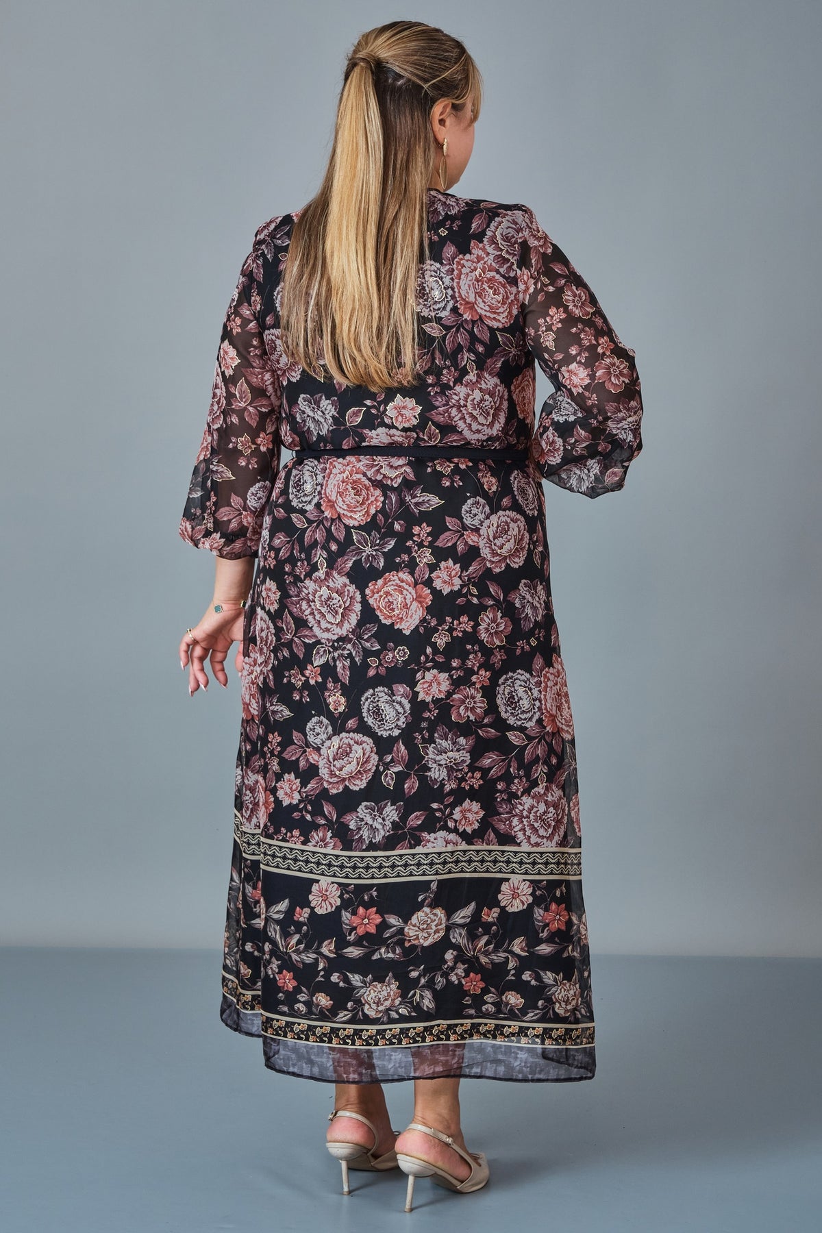 Gumanize - Extended Plus Size Dress (GMZ2027-287-8531) - 8690200255809