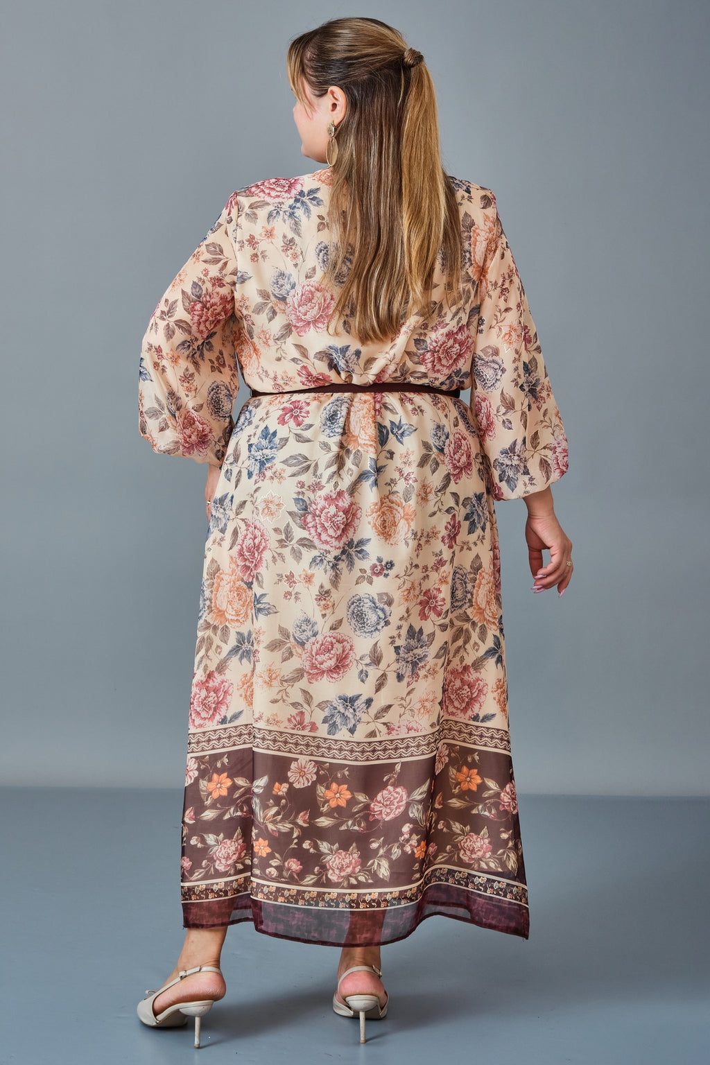 Gumanize - Extended Plus Size Dress (GMZ2027-287-8531) - 8690200255816