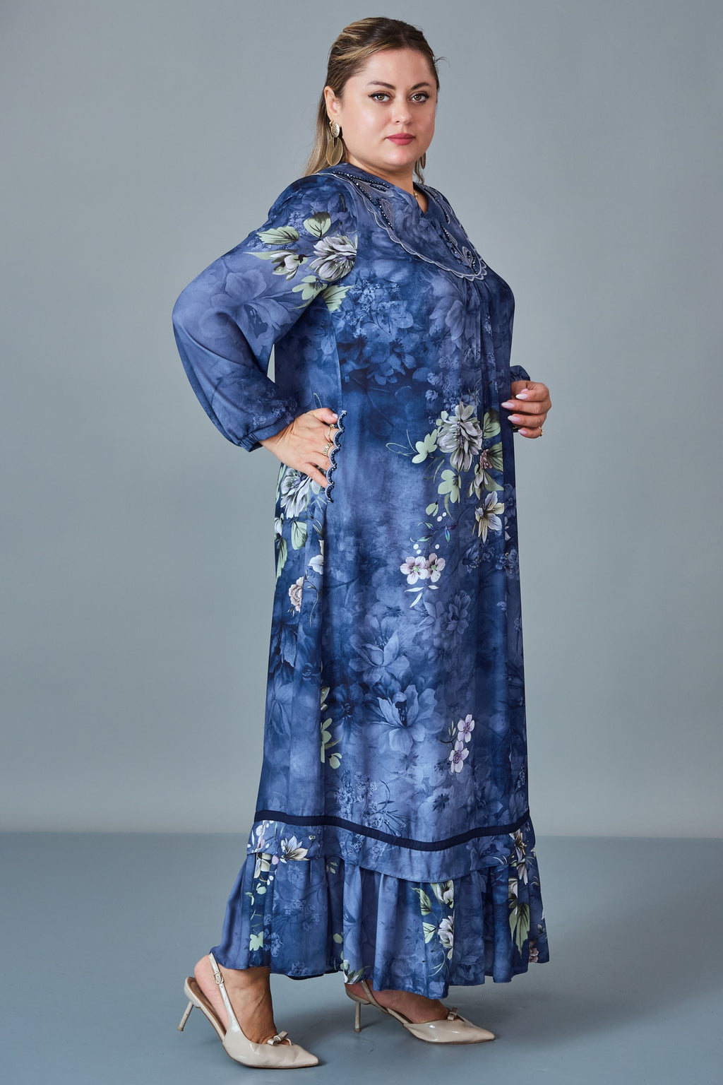 Gumanize - Plus Size Dress (GMZ2027-335-8517) - 8690200255823