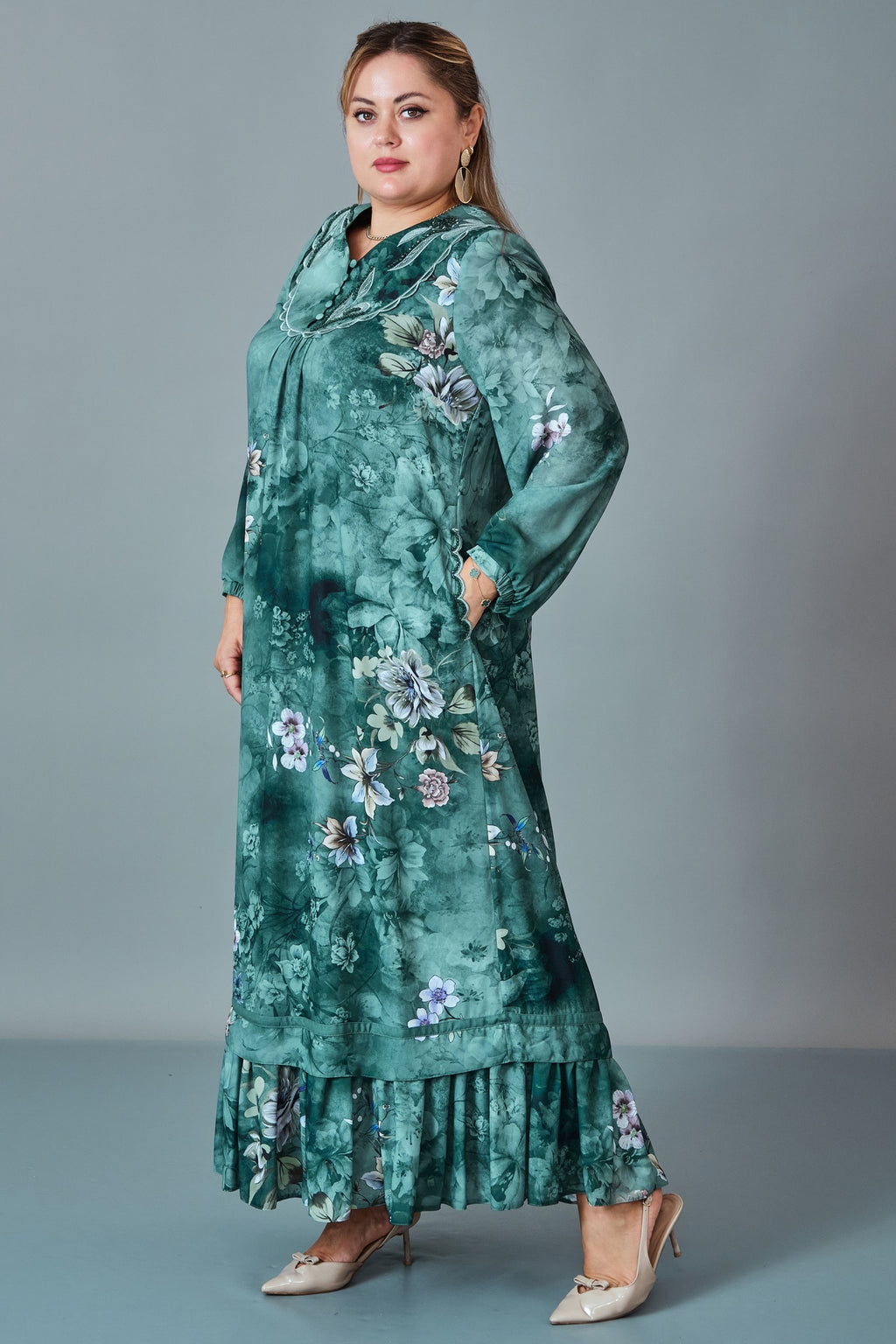Gumanize - Plus Size Dress (GMZ2027-335-8517) - 8690200255830