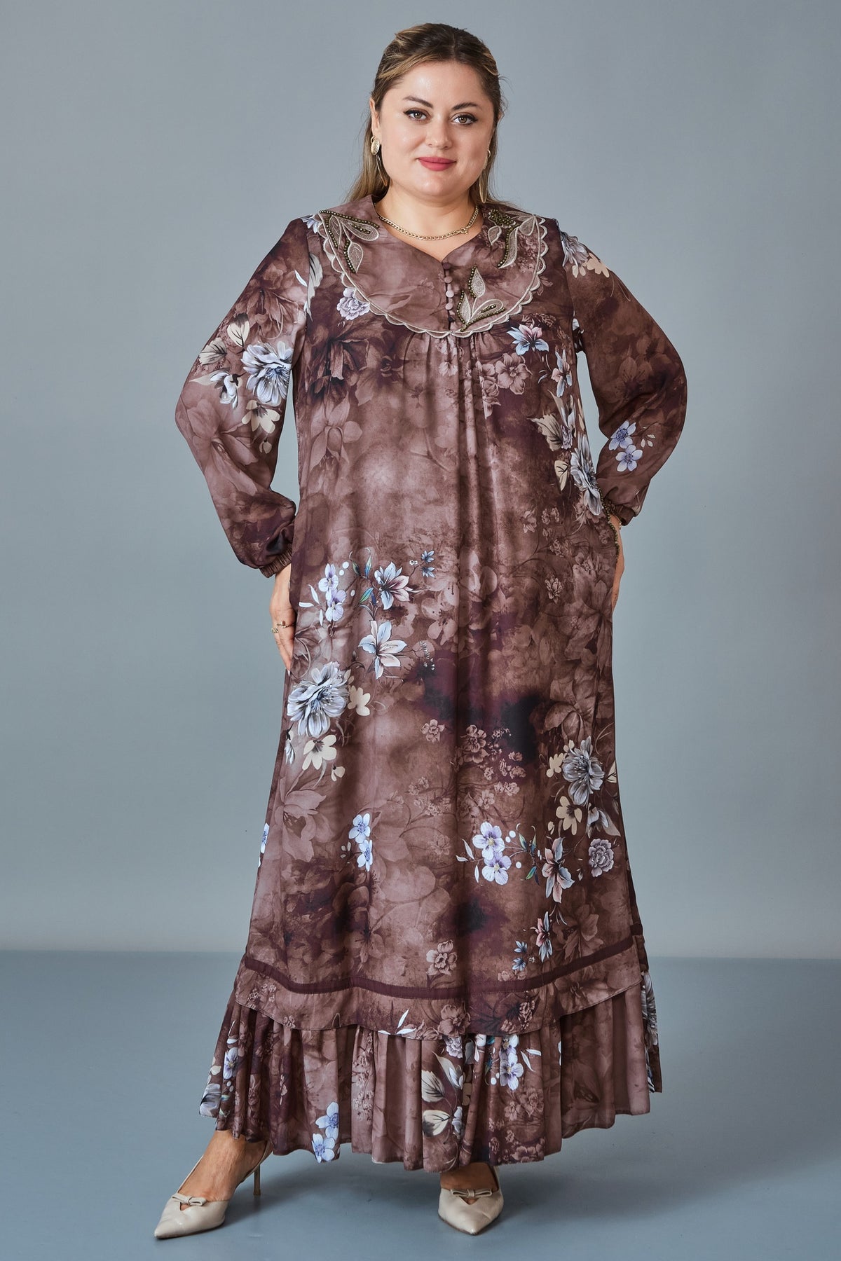 Gumanize - Plus Size Dress (GMZ2027-335-8517) - 8690200255847